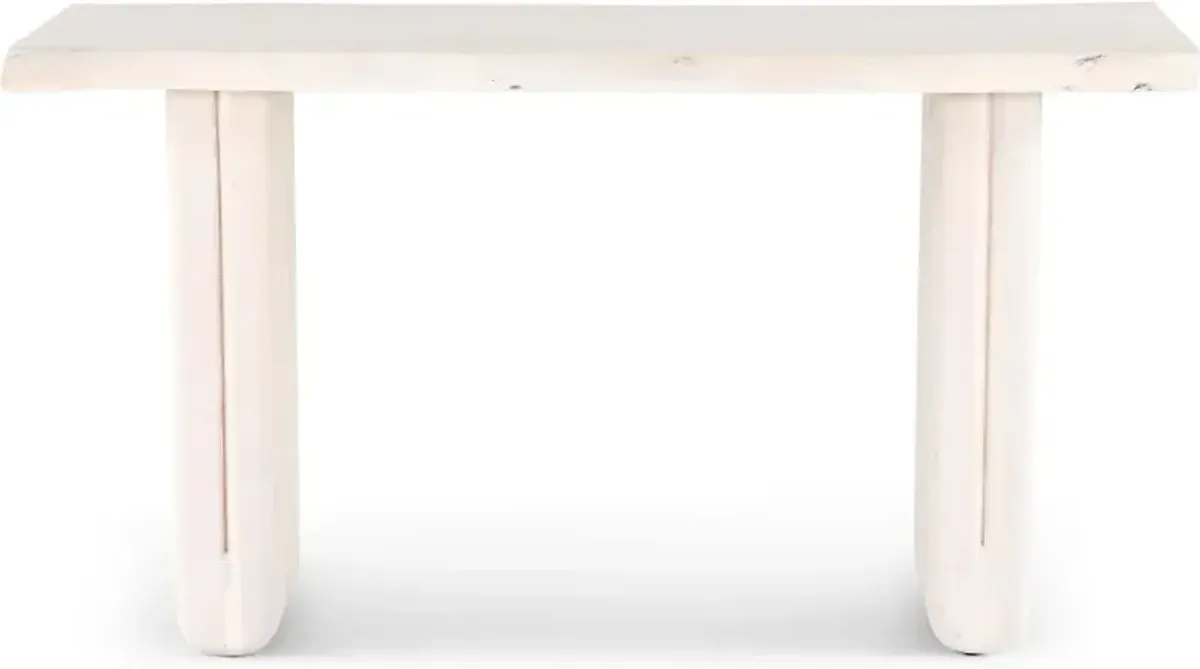 Nadia Bleached Whitewash Console Table