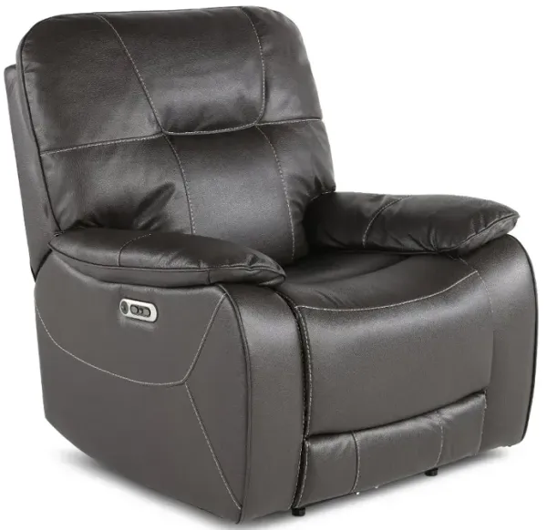 Axel Ozone Black Power Recliner