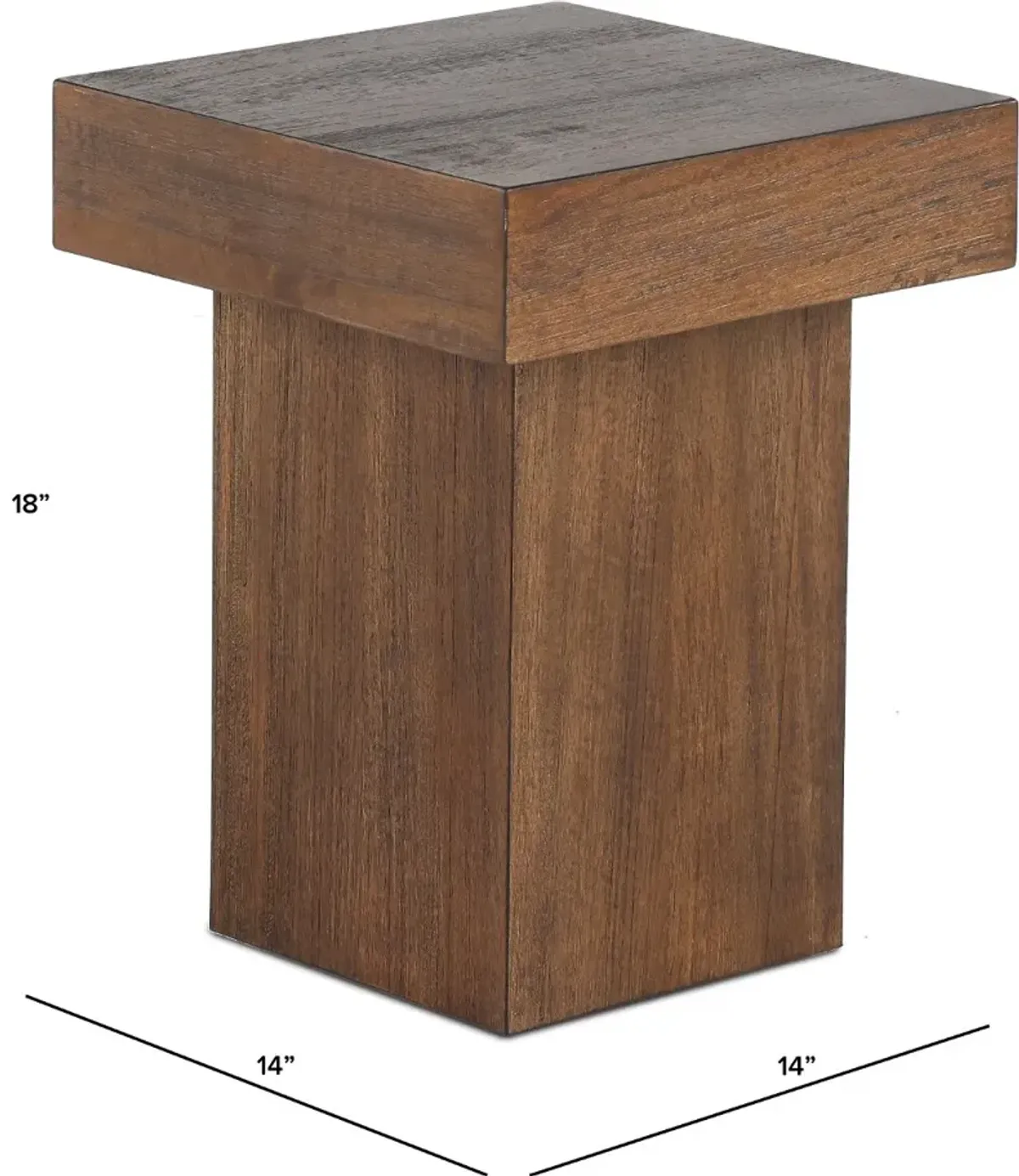 Padula Mango Brown End Table