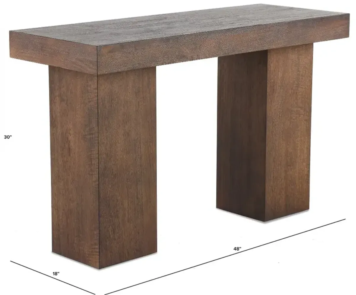 Padula Mango Brown Sofa Table