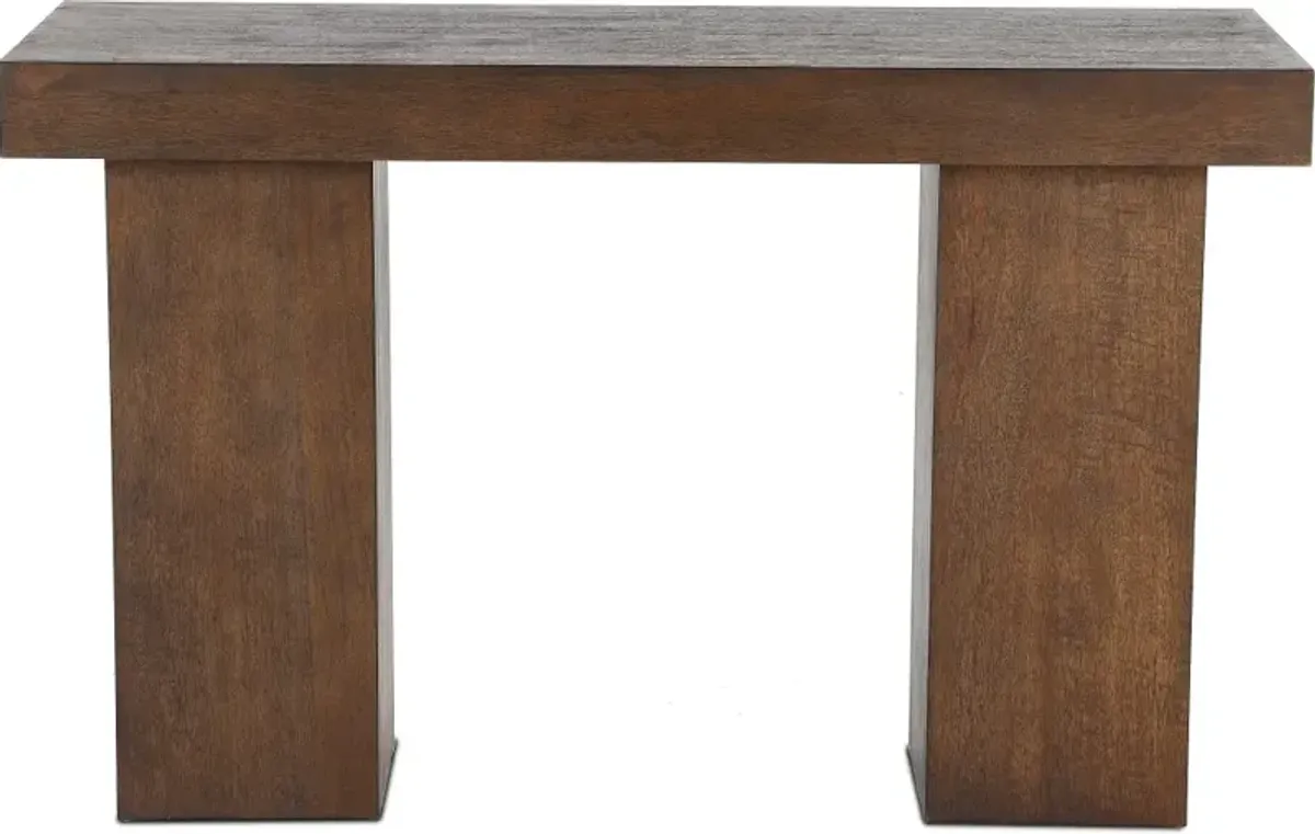 Padula Mango Brown Sofa Table