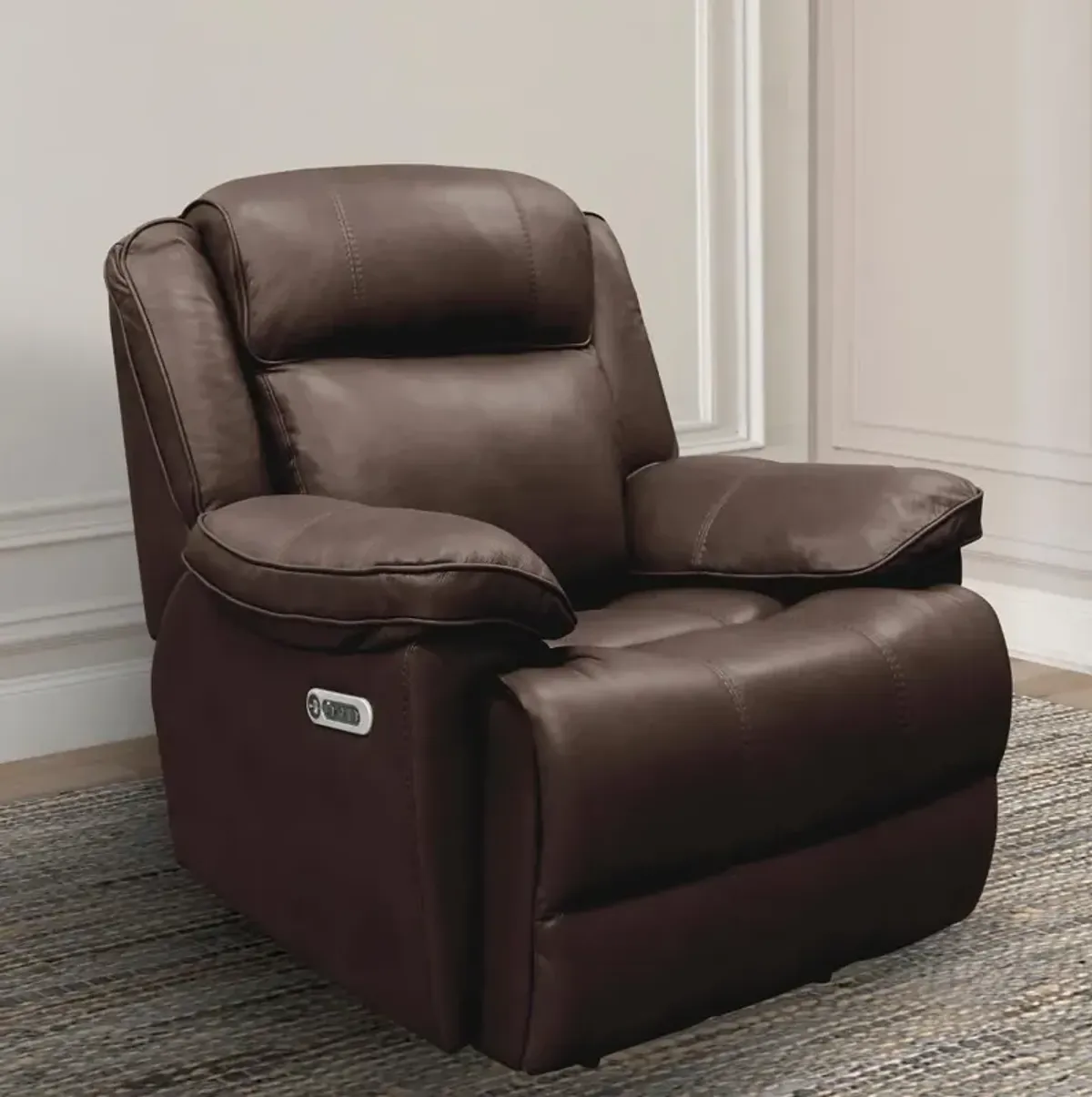 Eclipse Florence Brown Power Recliner