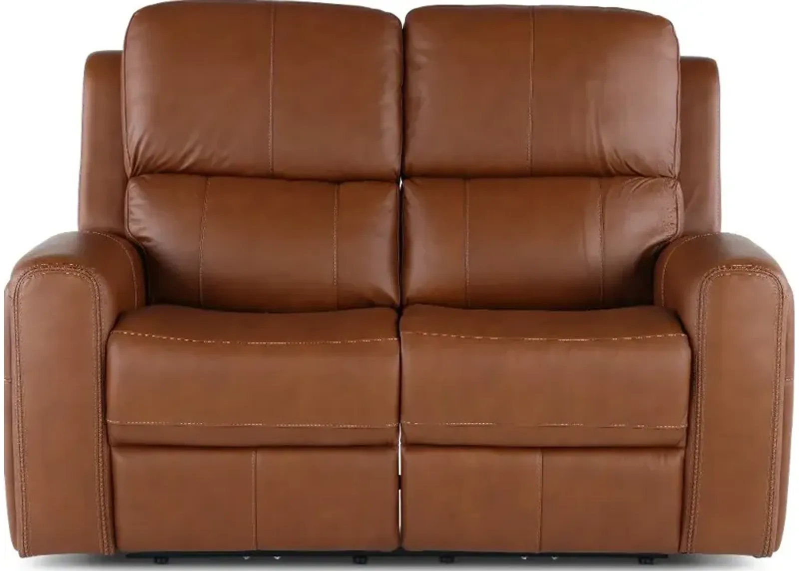 Linden Umber Power Reclining Loveseat