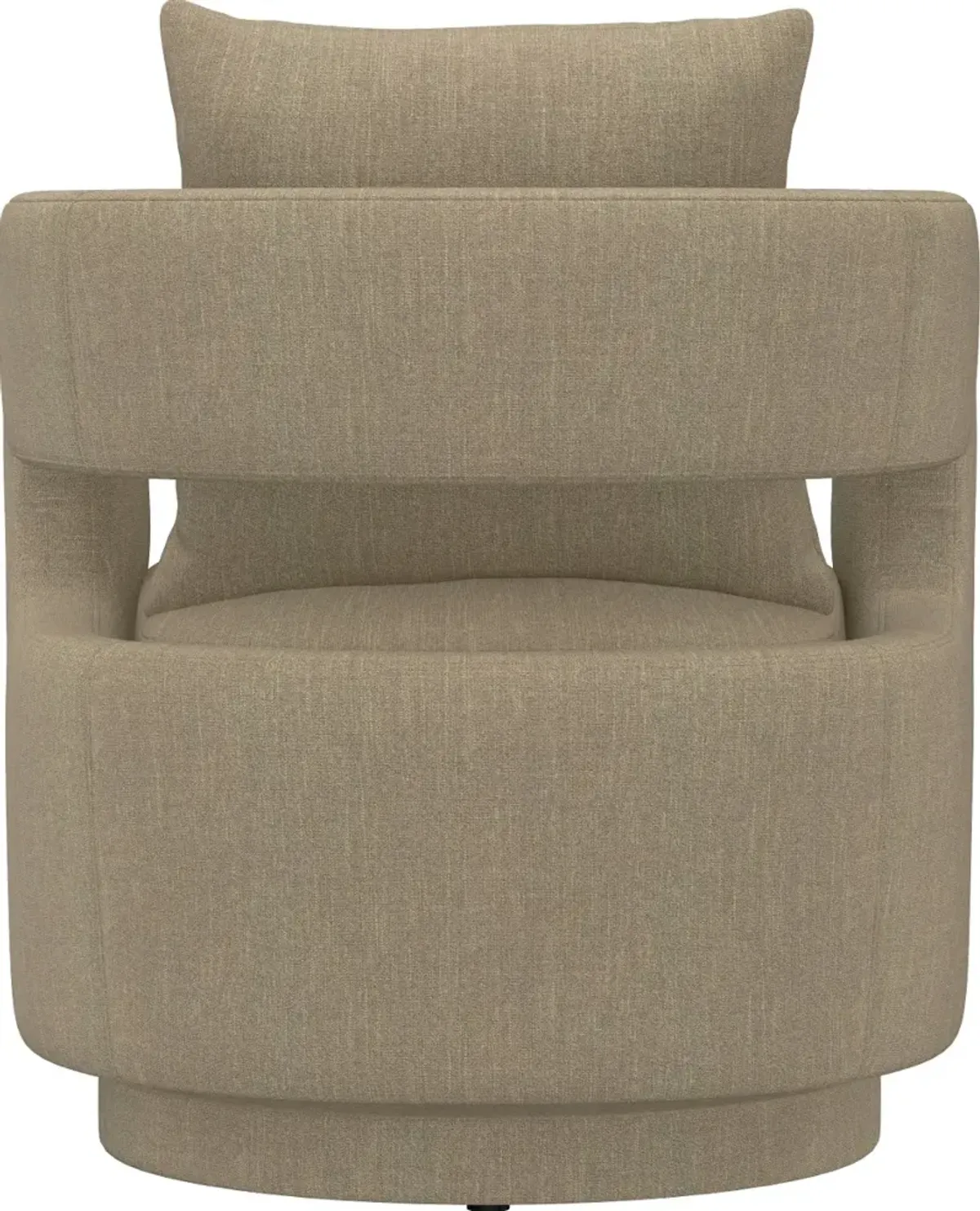 Jude Tan Swivel Accent Chair