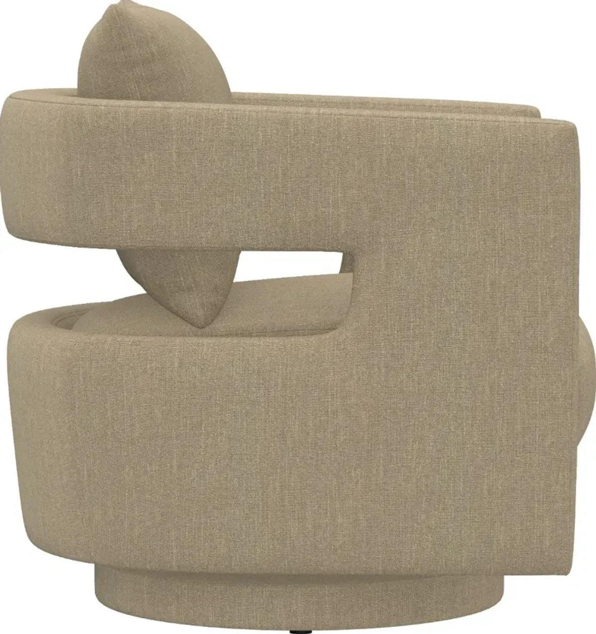 Jude Tan Swivel Accent Chair