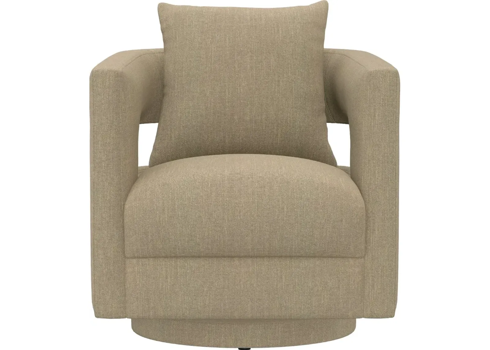 Jude Tan Swivel Accent Chair