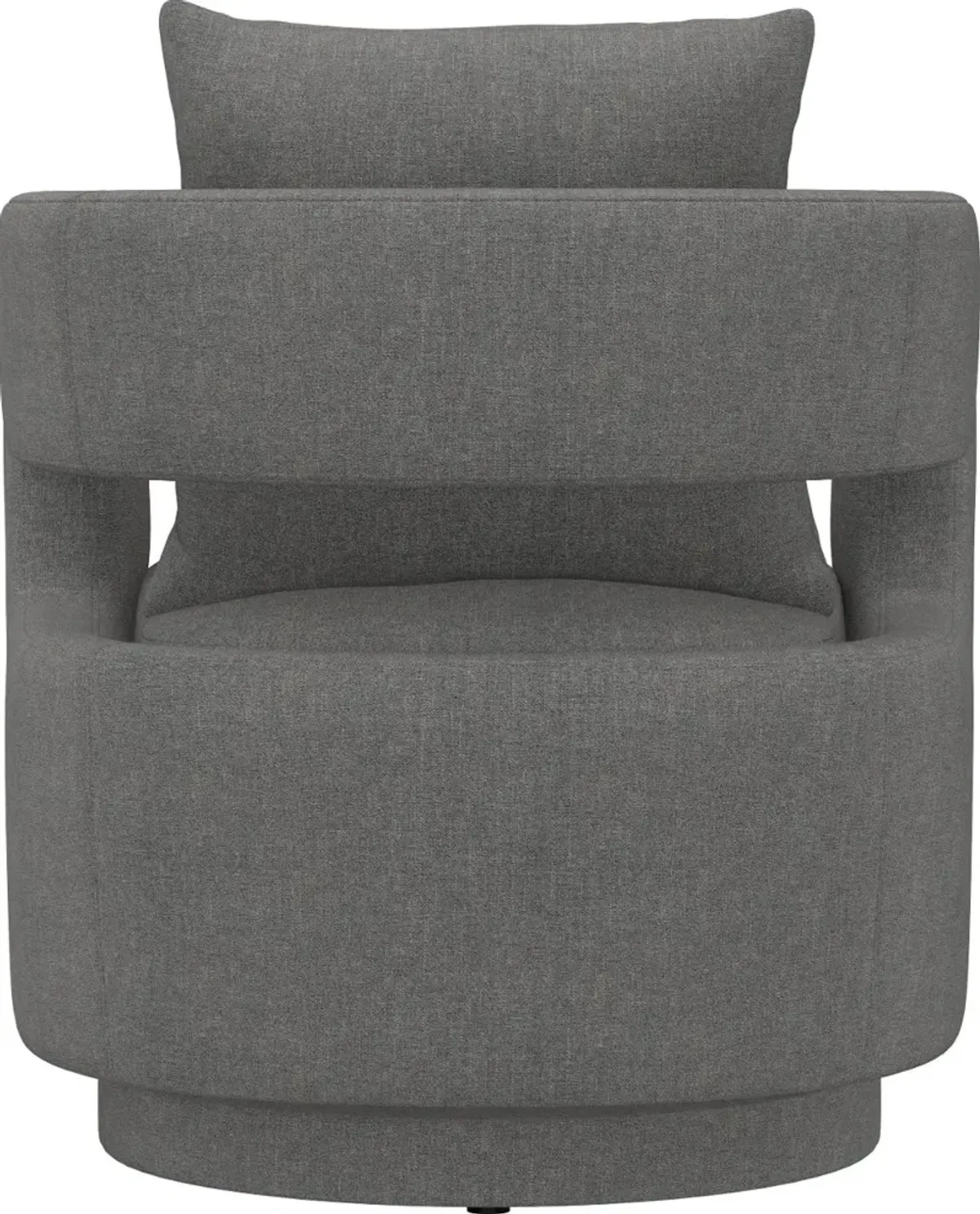 Jude Gray Swivel Accent Chair