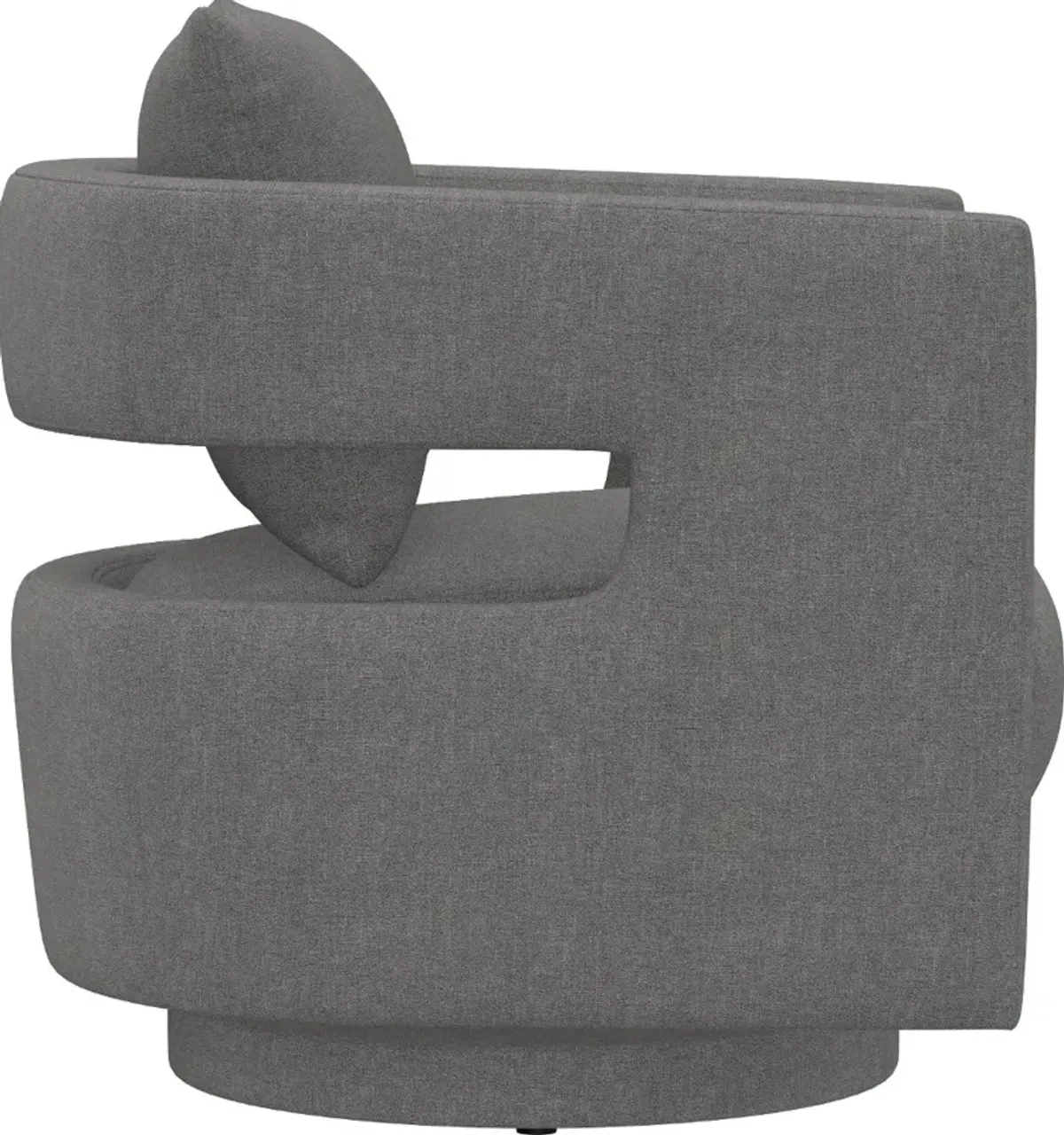 Jude Gray Swivel Accent Chair