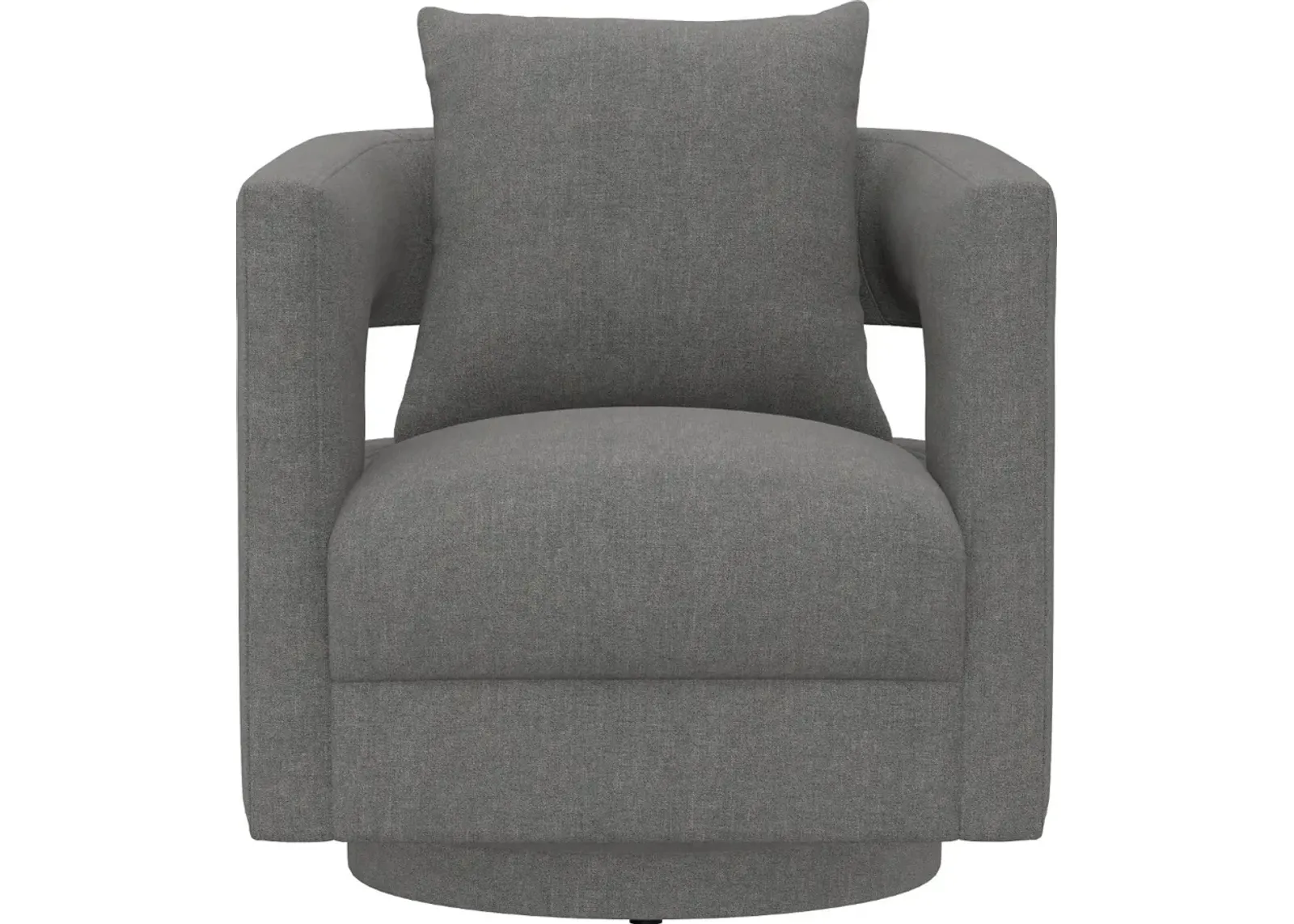 Jude Gray Swivel Accent Chair