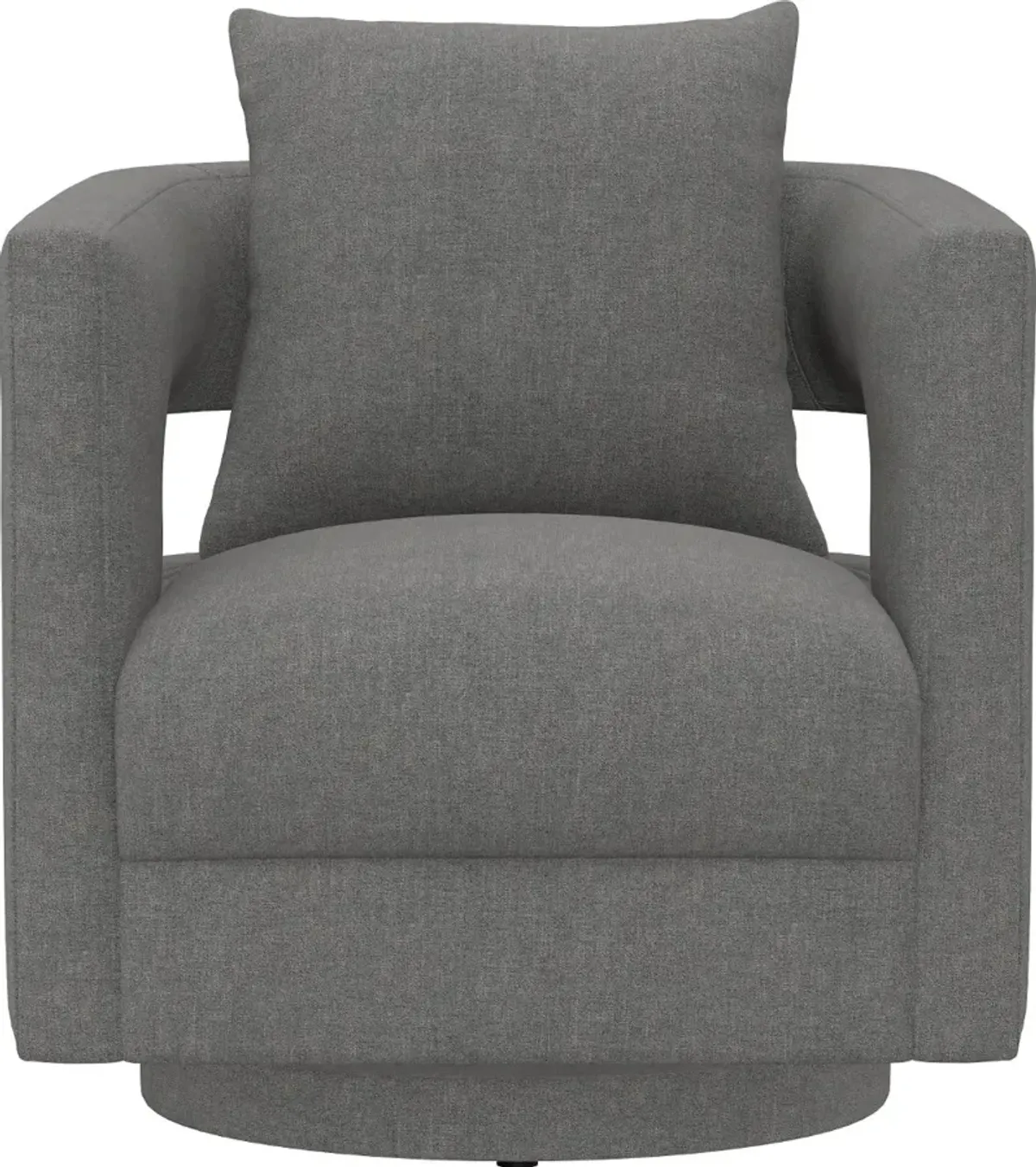 Jude Gray Swivel Accent Chair