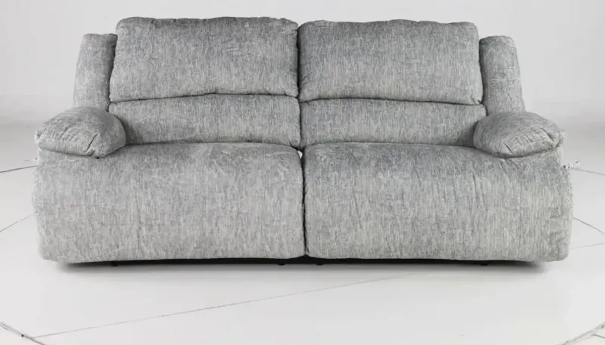 Mcclelland Gray Oversized Manual Reclining Sofa