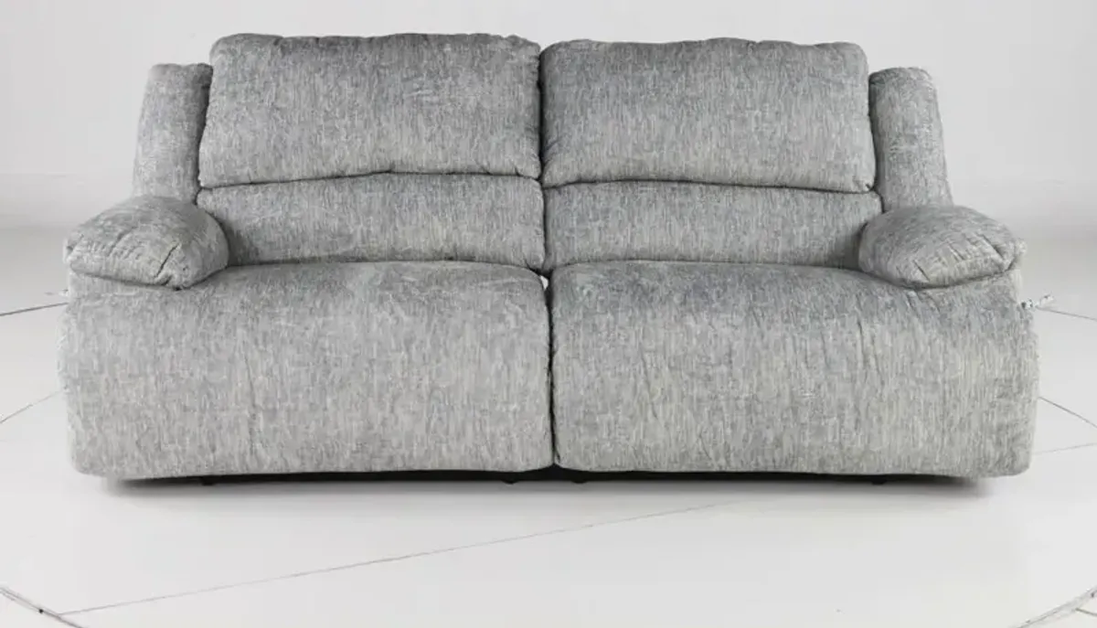 Mcclelland Gray Oversized Manual Reclining Sofa