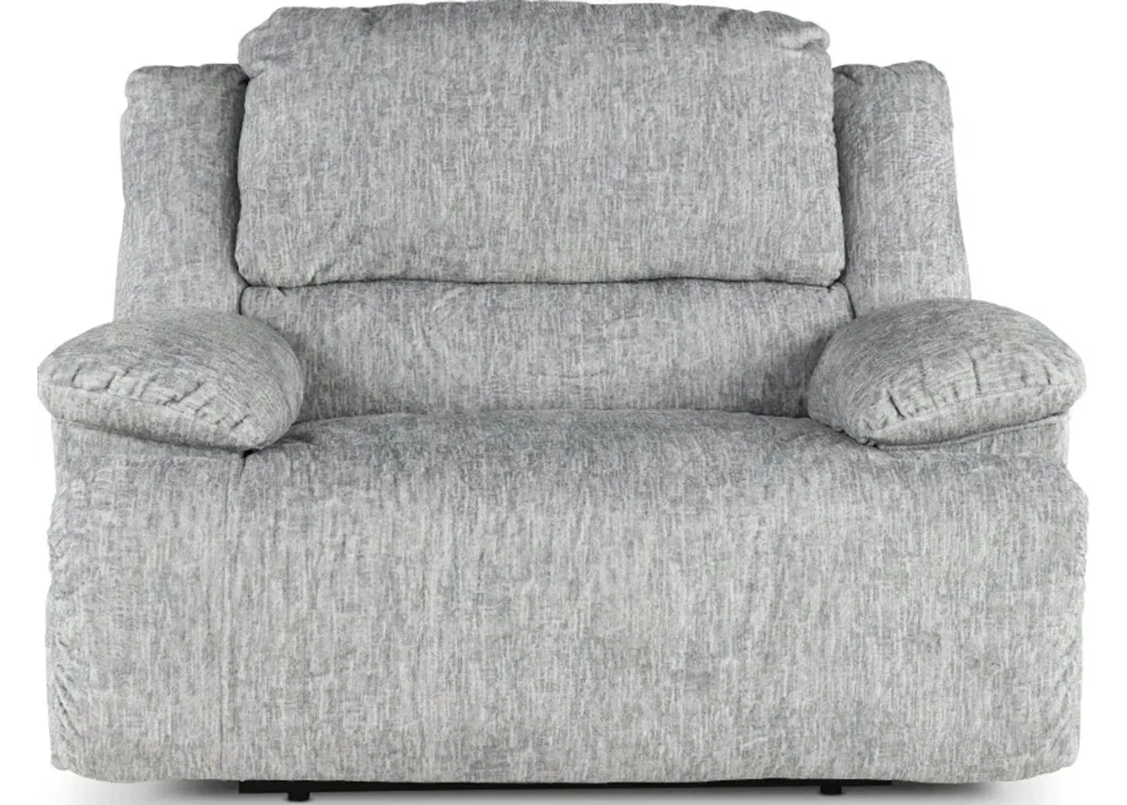 Mcclelland Gray Oversized Manual Recliner