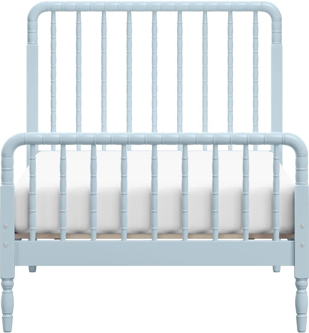 Alva Blue Twin Spindle Bed