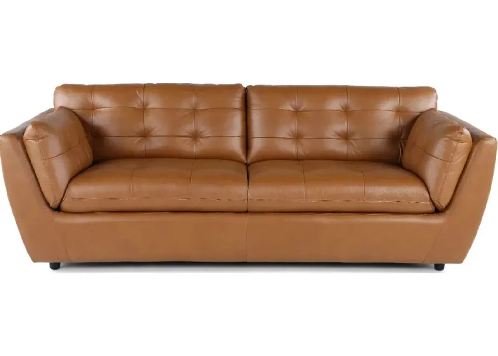 Tiffany Brown Leather Sofa