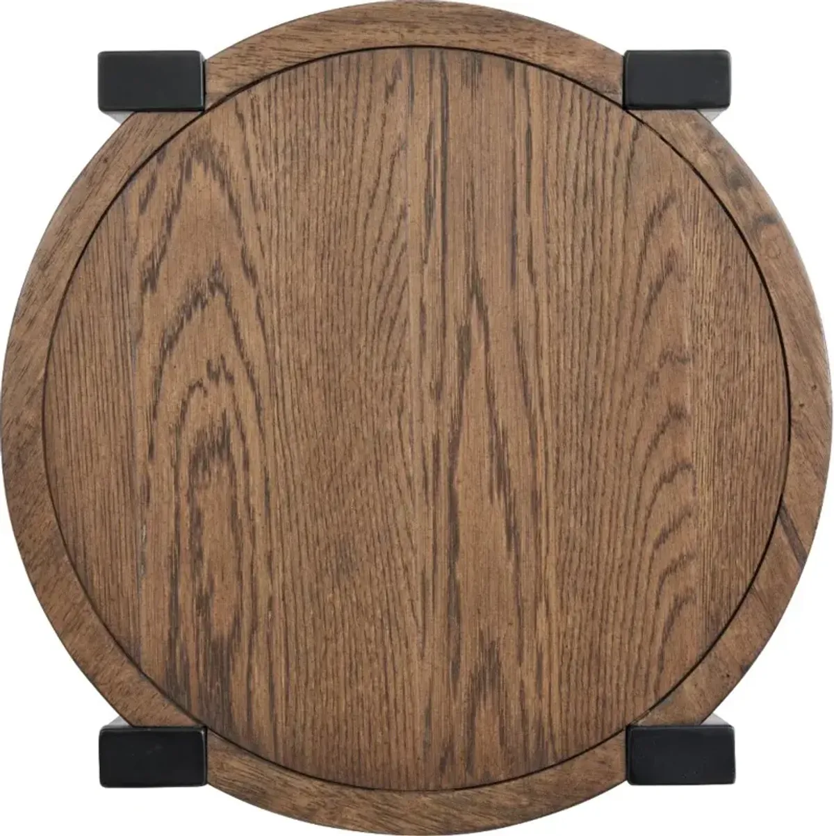 Kaysen Brown and Black End Table
