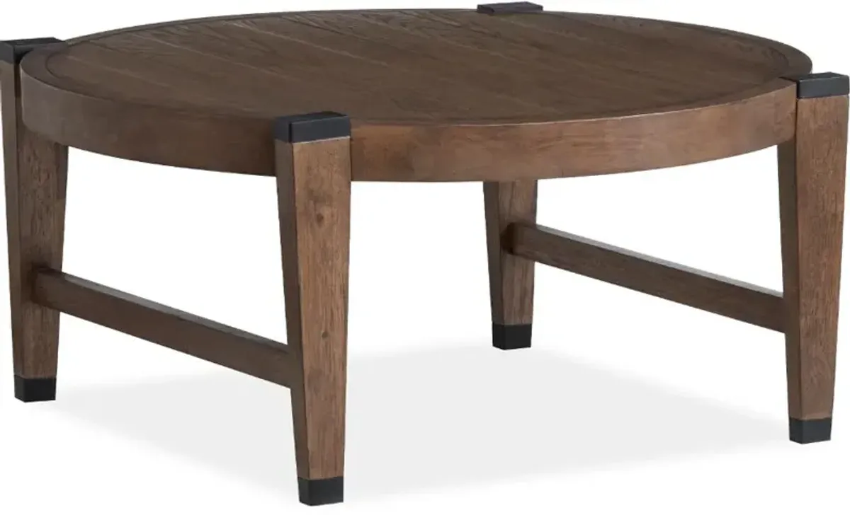 Kaysen Brown and Black Coffee Table