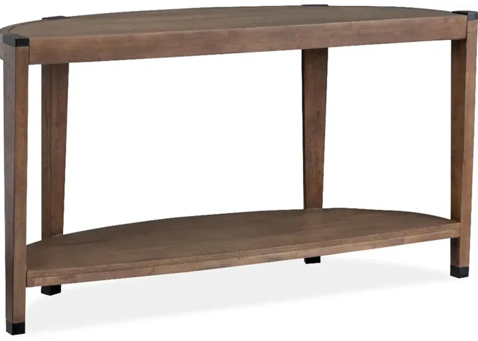 Kaysen Brown and Black Sofa Table