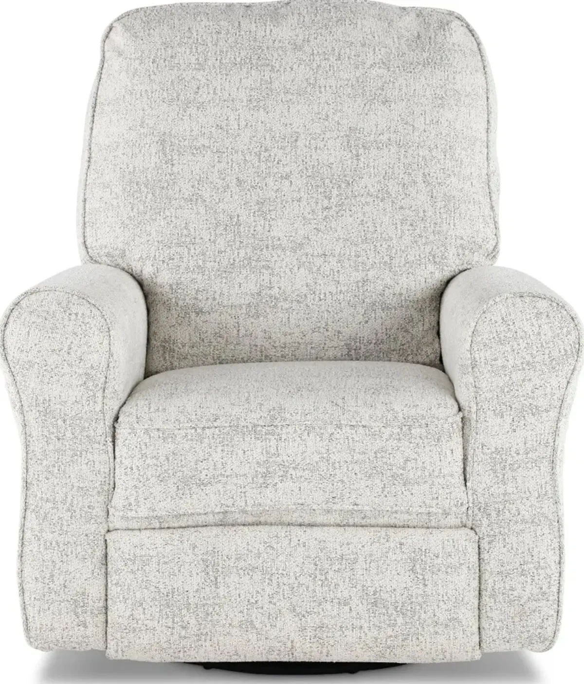 Josey White Pepper Swivel Glider Power Recliner