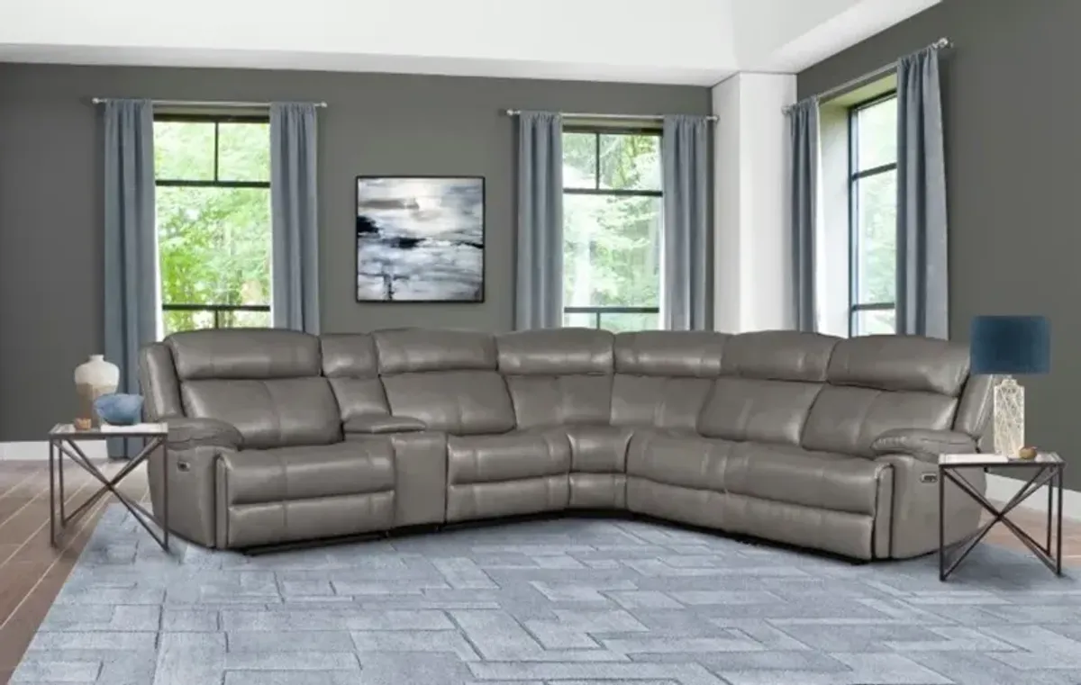 Eclipse Florence Heron 6-Piece Power Reclining Sectional