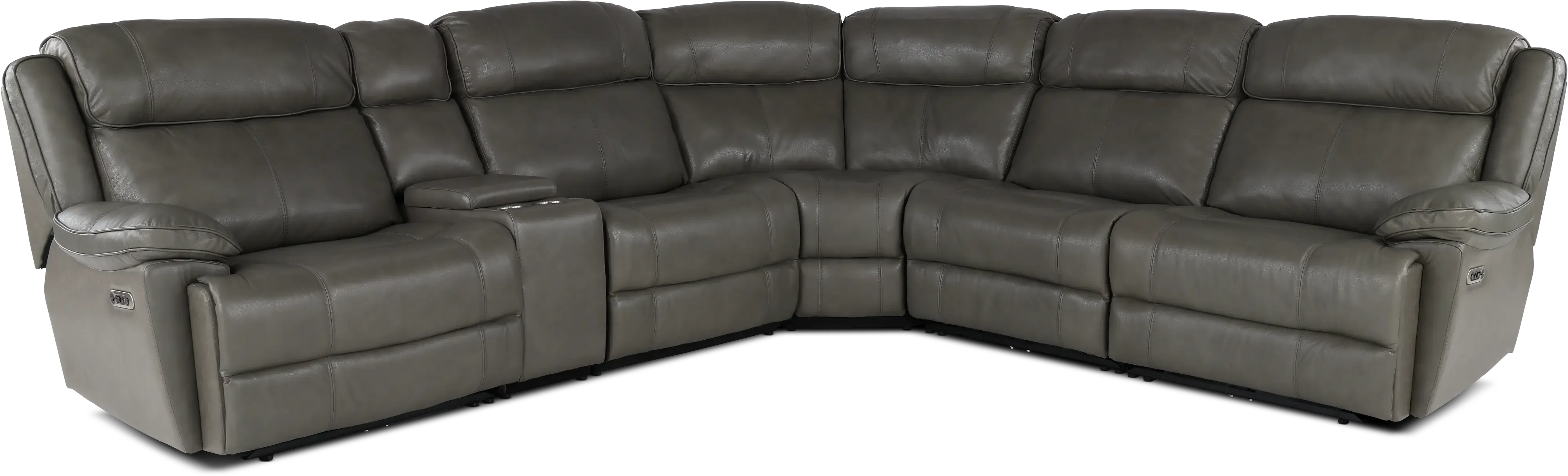 Eclipse Florence Heron 6-Piece Power Reclining Sectional