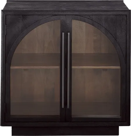 Black Two Door Cabinet