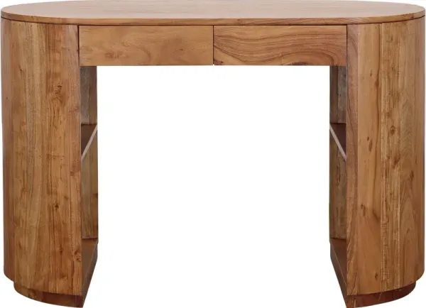 Khana Natural Wood Writing Desk