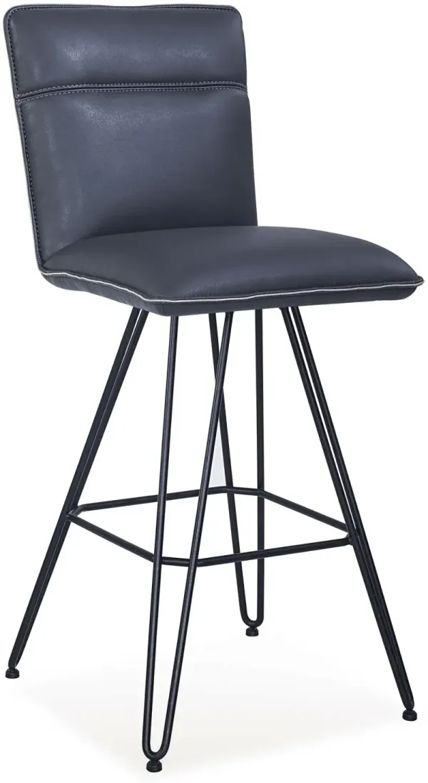 Demi Blue Counter Height Swivel Stool