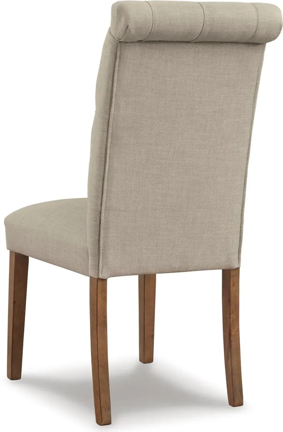 Shullplane Beige Upholstered Dining Chair