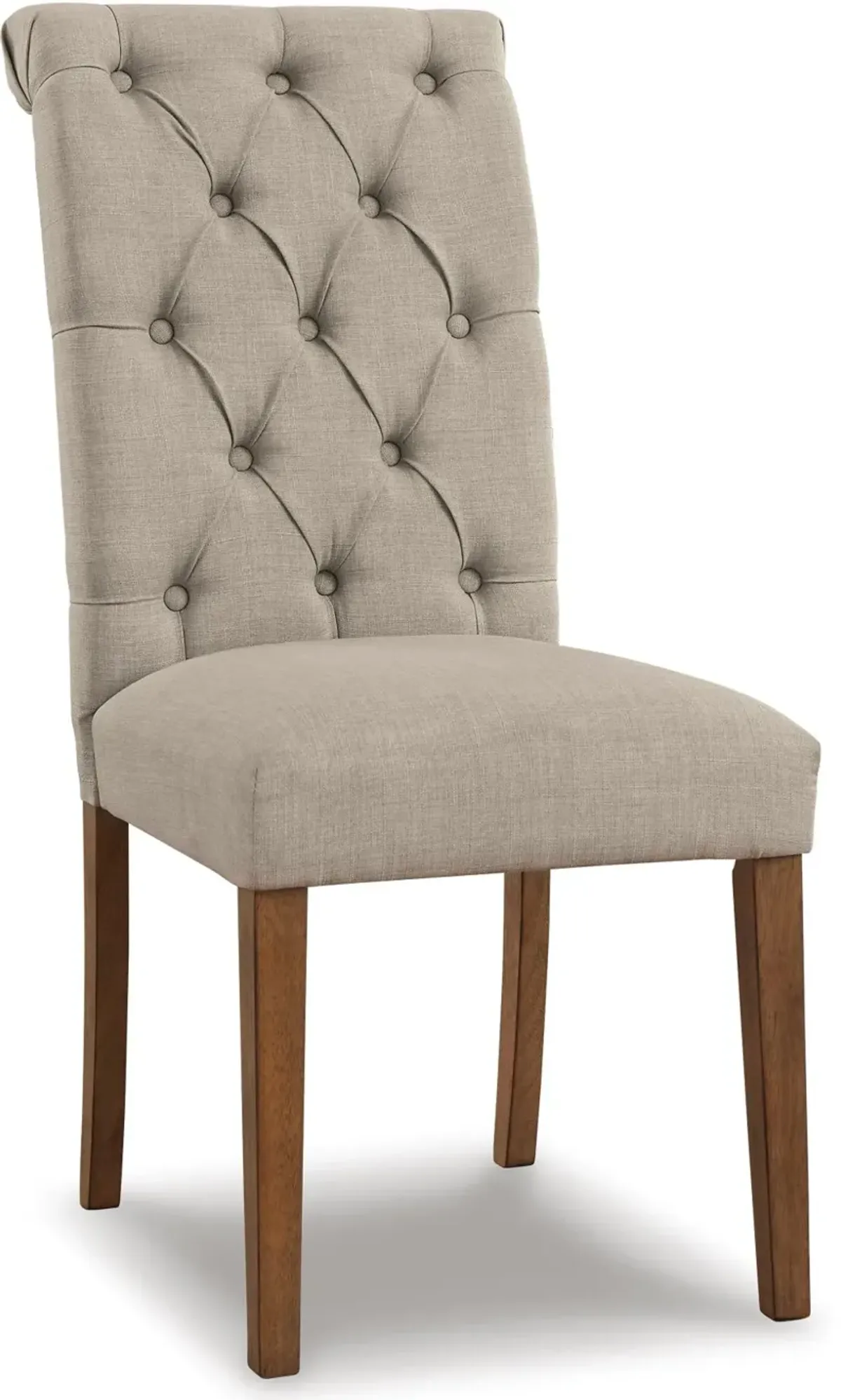 Shullplane Beige Upholstered Dining Chair