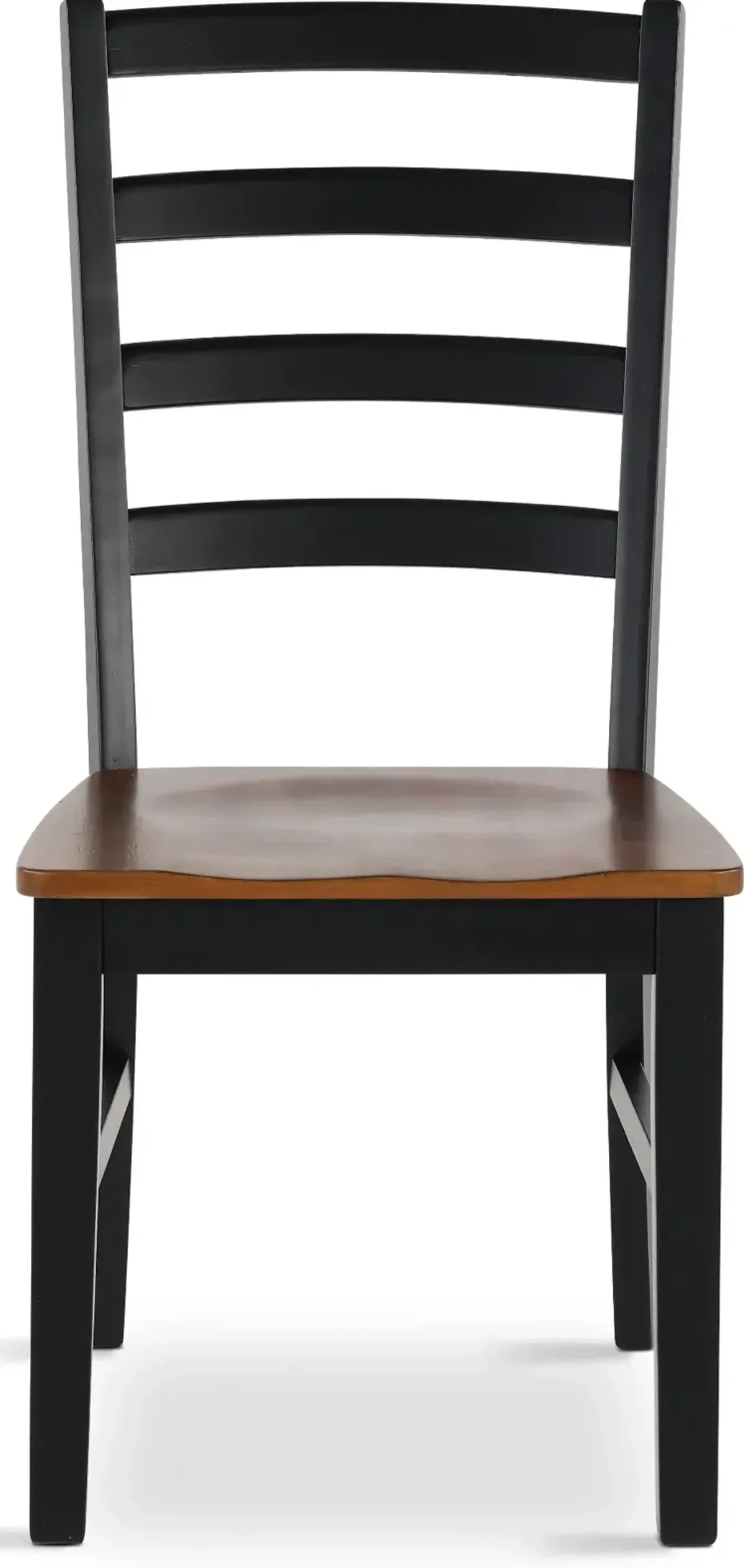 Tomley Black and Brown Dining Chair
