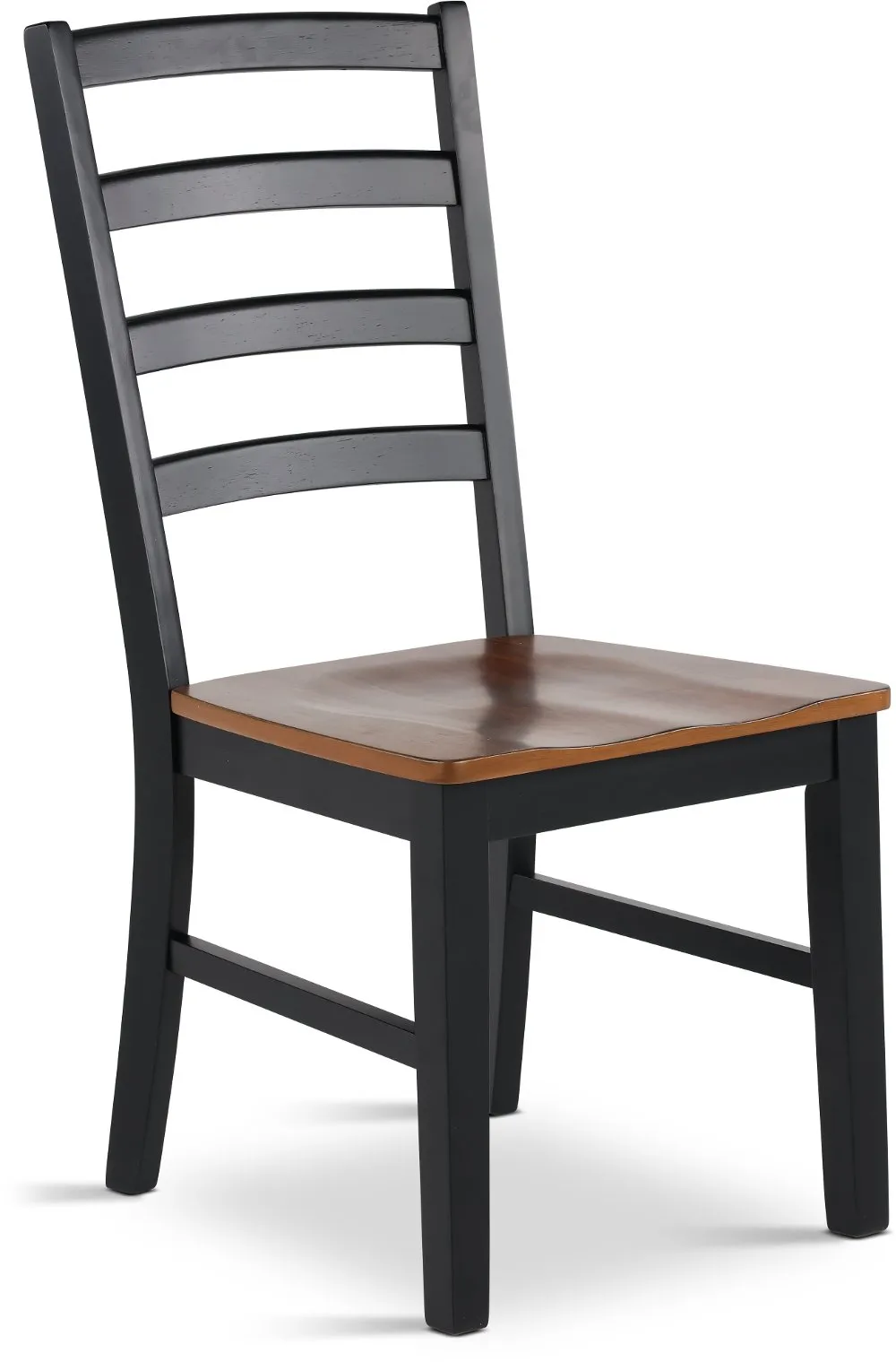 Tomley Black and Brown Dining Chair