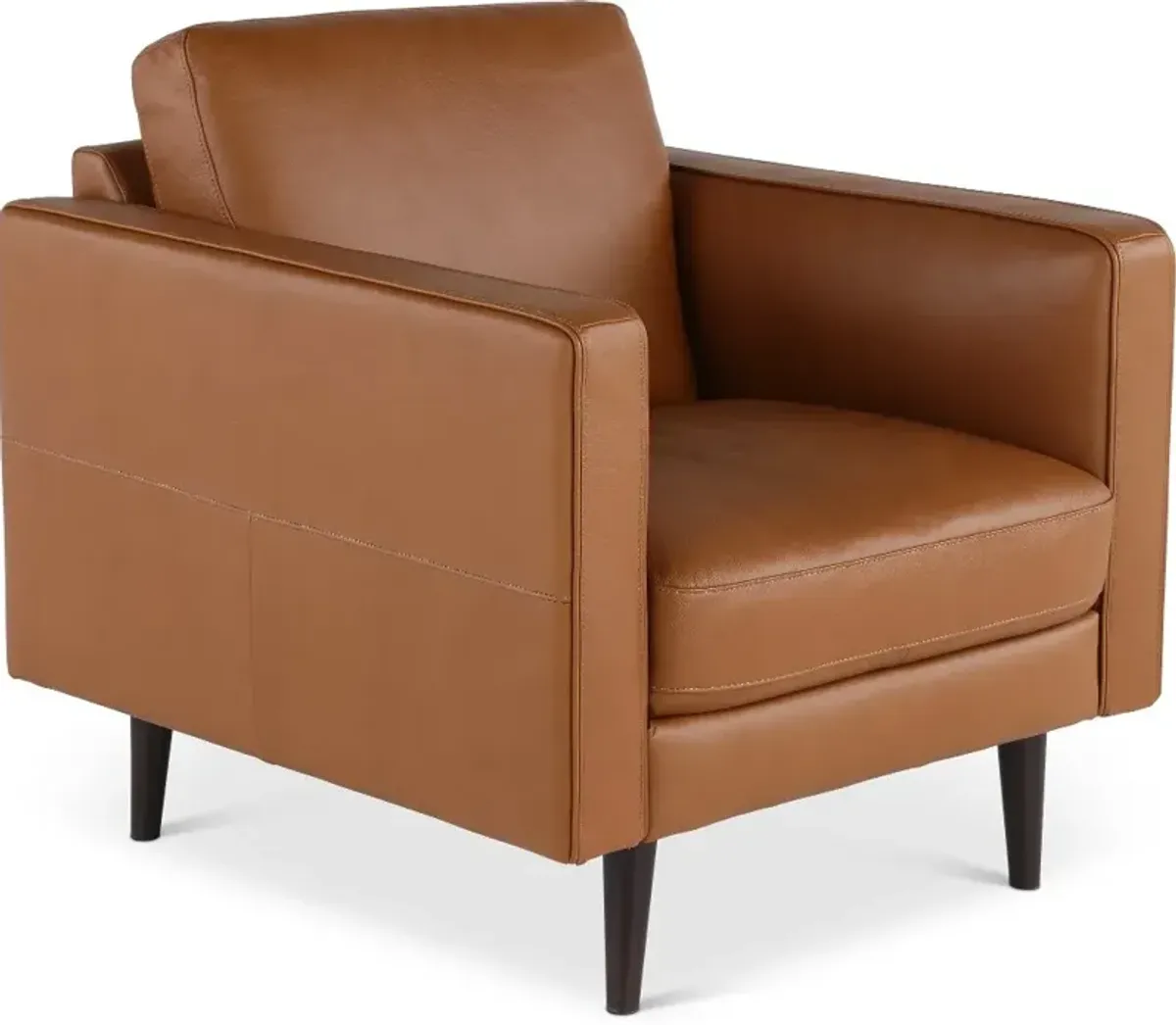 Destrezza Brown Leather Chair