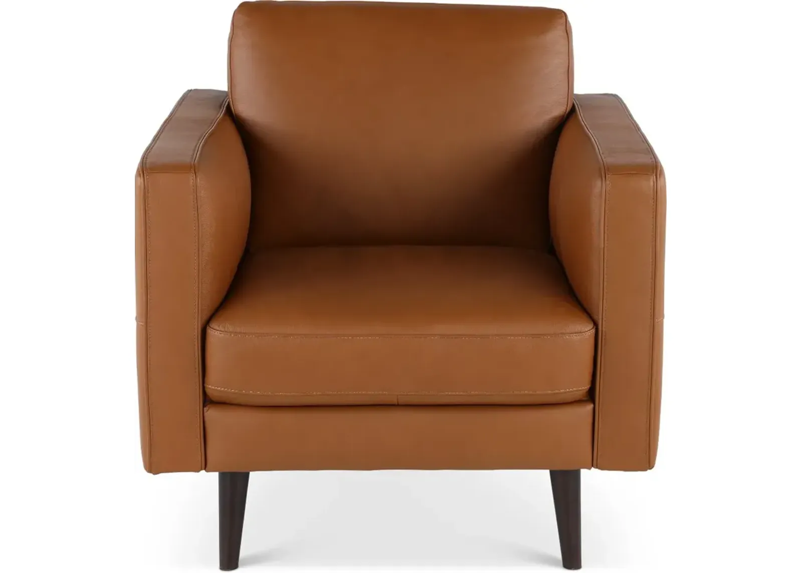 Destrezza Brown Leather Chair