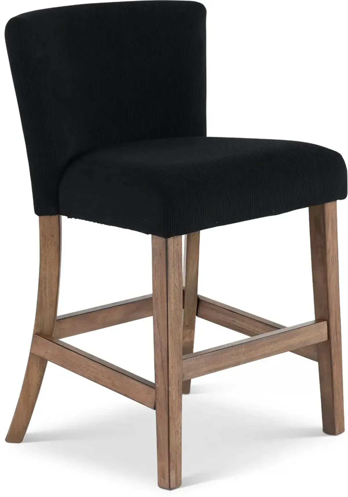 Gibson Black and Brown Counter Height Stool