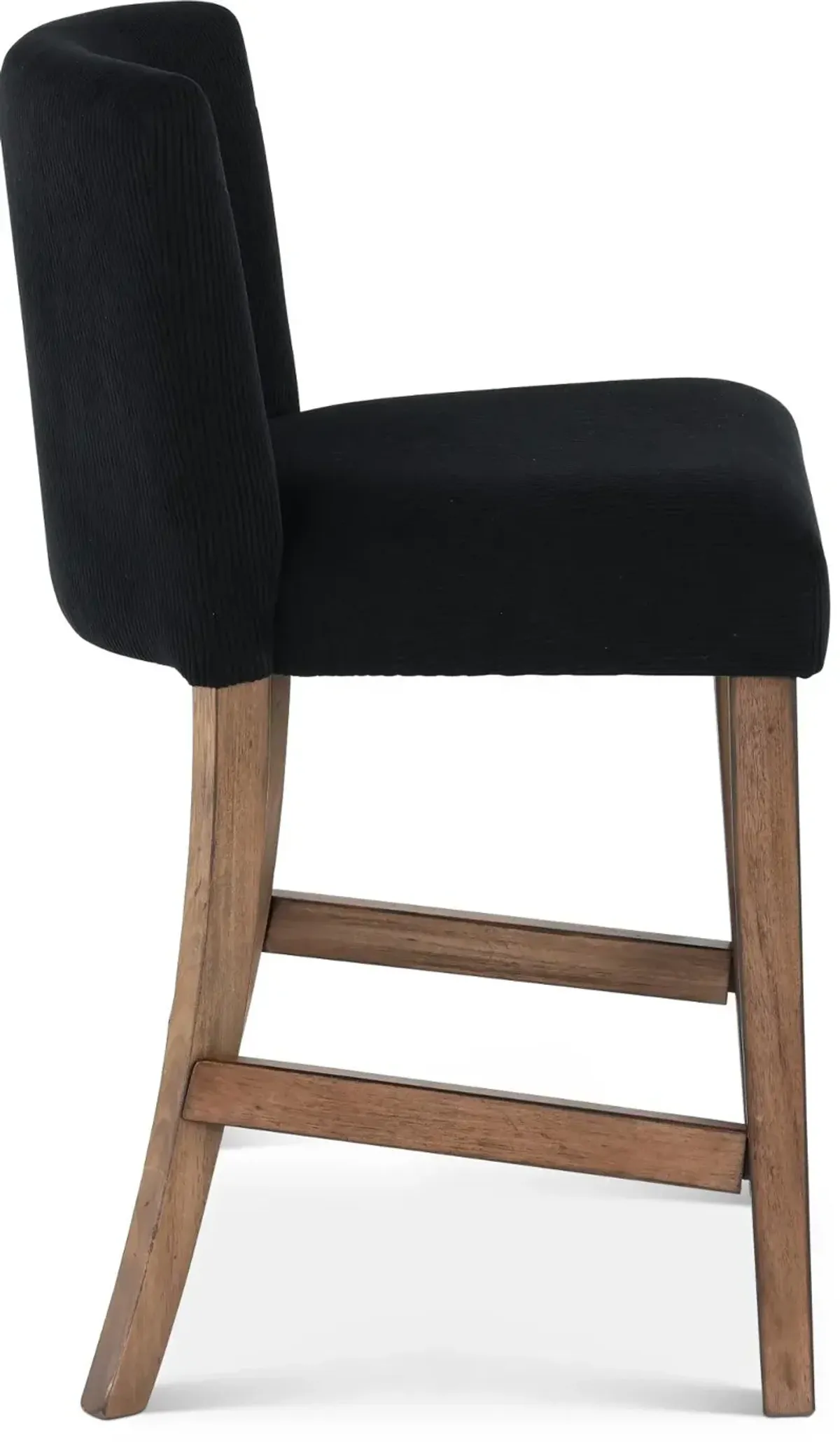 Gibson Black and Brown Counter Height Stool