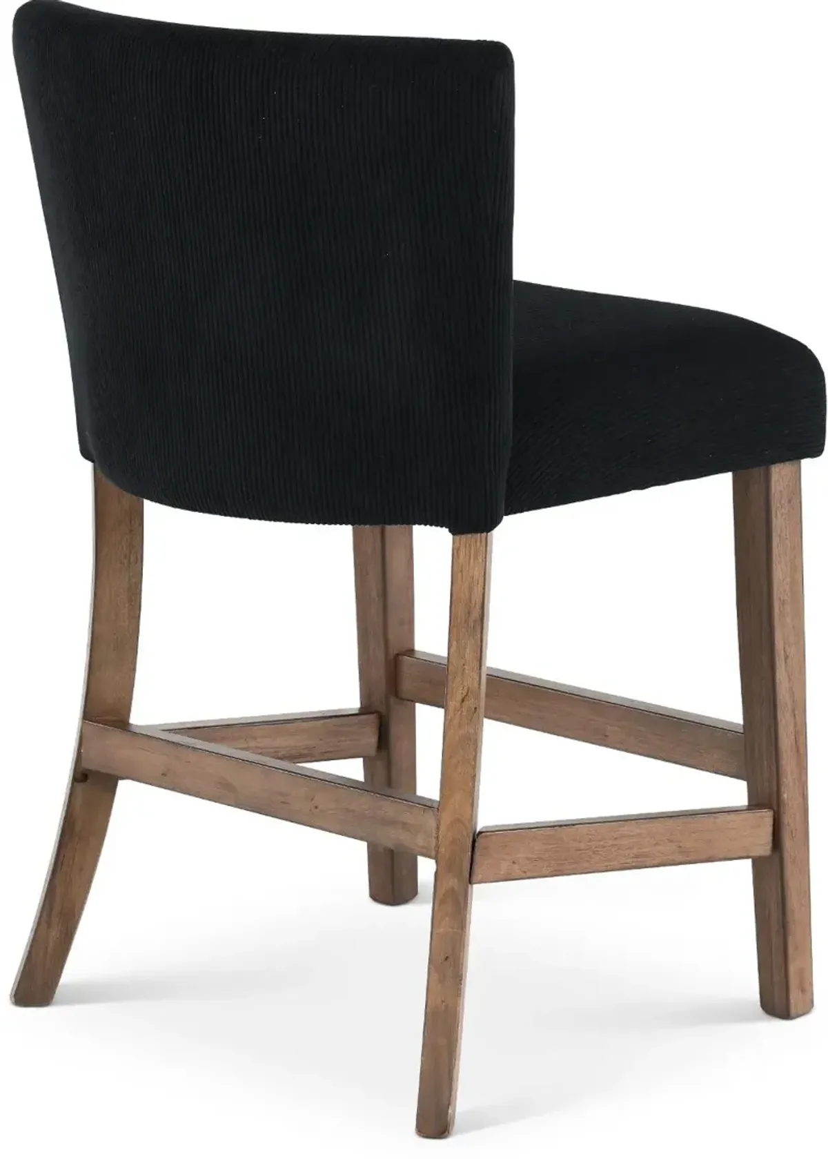 Gibson Black and Brown Counter Height Stool