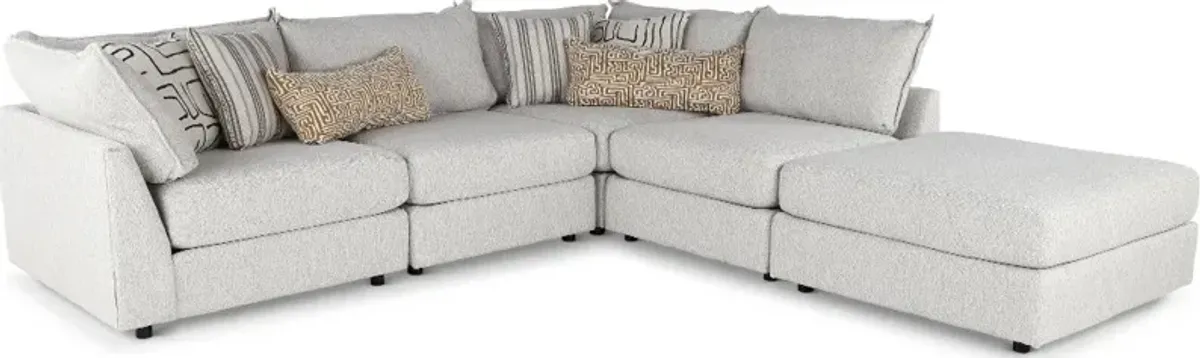 Durango Gray 5 Piece Sectional