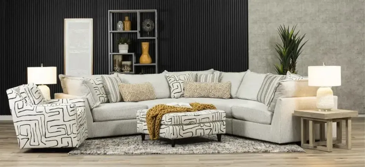 Durango Gray 5 Piece Sectional