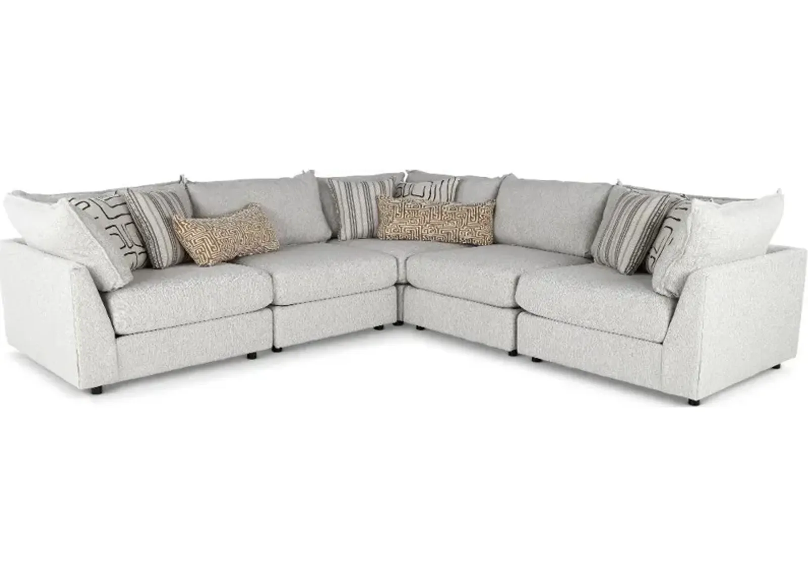 Durango Gray 5 Piece Sectional