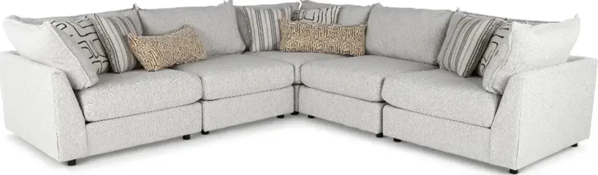 Durango Gray 5 Piece Sectional