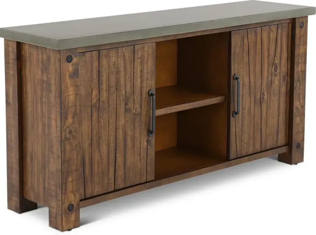 Jasper 60" Brown and Gray TV Stand