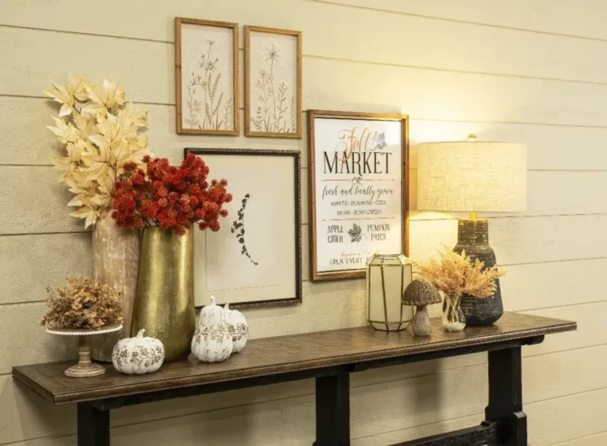 Americana Trestle Two-Tone Sofa Table