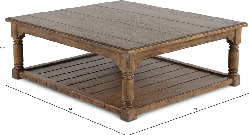 Americana Honey Brown Coffee Table