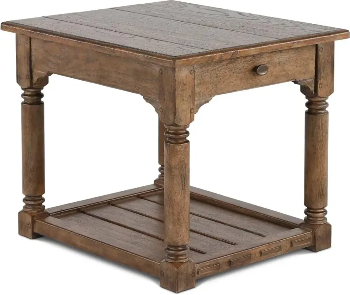 Americana Honey Brown End Table