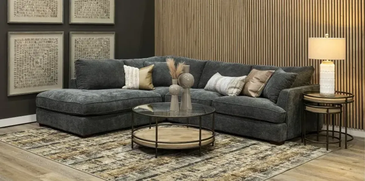 Creed Gray 2 Piece Sectional