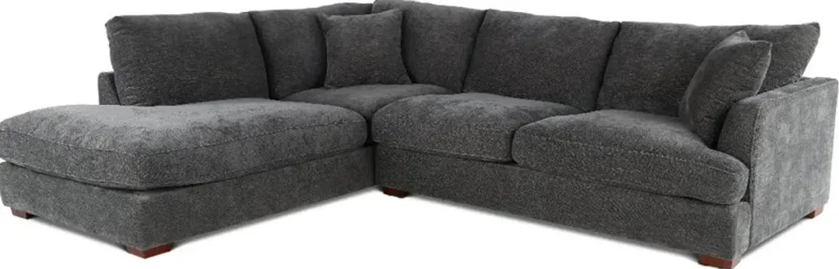 Creed Gray 2 Piece Sectional