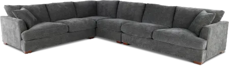 Creed Gray 3 Piece Sectional
