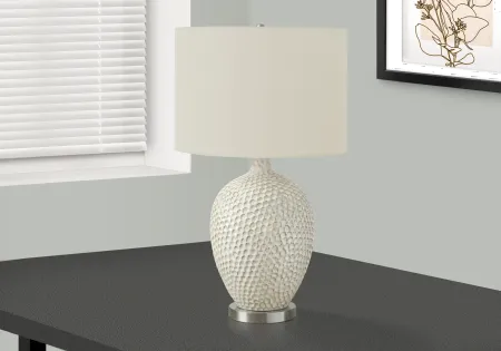 28 Inch Cream Ceramic Table Lamp