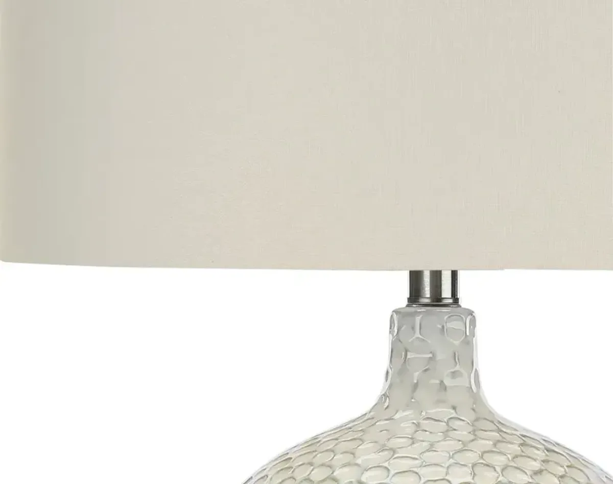 28 Inch Cream Ceramic Table Lamp